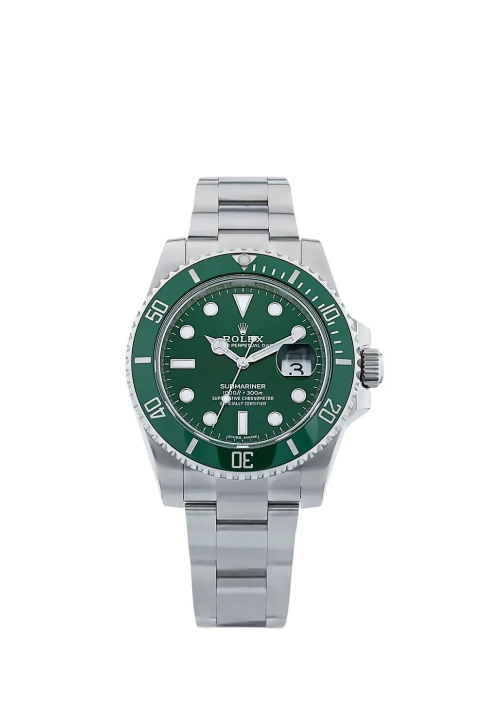 Rolex Submariner Stainless Steel "The Hulk" Green Dial Cerachrom Bezel, Ref#116610LV, 41mm